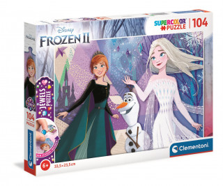 Puzzle 104 z ozdobami Frozen 2 20182