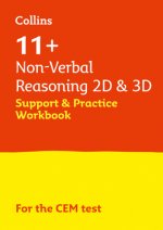 11+ Non-Verbal Reasoning 2D and 3D Support and Practice Workbook