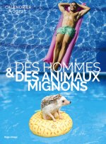 Calendrier Mural des hommes et des animaux mignons 2022