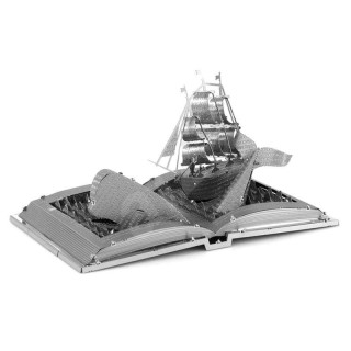 Metal Earth 3D kovový model Moby Dick Book Sculpture