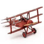 Metal Earth 3D kovový model Trojplošník Fokker/Triplane Fokker