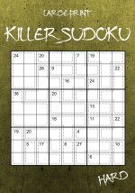 Large Print Hard Killer Sudoku