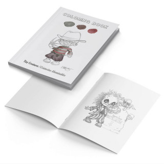 Coloring book tiny creatures:libro para colorear