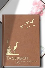 Tagebuch illustriert mit Aquarellmalerei und schönen Sprüchen zum Nachdenken