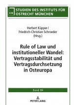 Rule of Law Und Institutioneller Wandel: Vertragsstabilitaet Und Vertragsdurchsetzung in Osteuropa