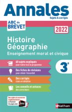 Annales Brevet 2022 - Histoire Géographie Enseignement Moral et Civique - Corrigé