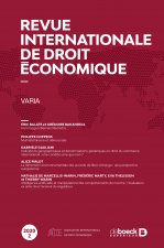 Revue internationale de droit économique 2020/2 - Varia