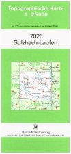 Topographische Karte Baden-Württemberg Sulzbach-Laufen