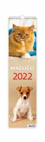 Mazlíčci vázanka 2022 - nástěnný kalendář