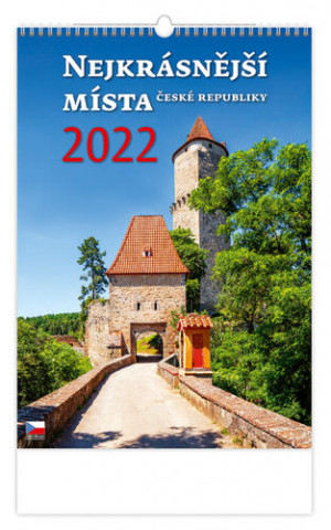 Nejkrásnější místa ČR 2022 - nástěnný kalendář