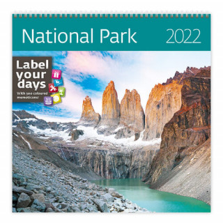 National Parks 2022 - nástěnný kalendář