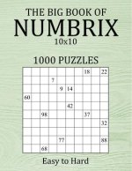 Big Book of Numbrix 10x10 - 1000 Puzzles - Easy to Hard
