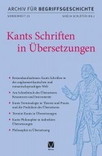 Kants Schriften in UEbersetzungen