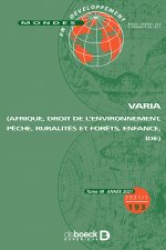 Mondes en développement 2021/1 - 193 - Varia (Afrique, droit de l'environnement, pêche, ruralités et