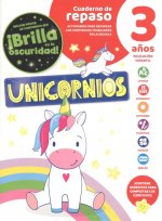CUADERNO DE REPASO TEMÁTICO LUMINISCENTE 3 AÑOS UNICORNIOS