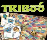 Triboo. 132 Karten, Spielbrett, Würfel, 15 Spielfiguren, Spielanleitung