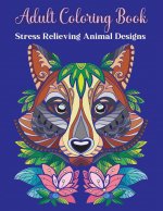 Adult Coloring Book, Stress Relieving Animal Designs