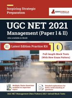 UGC NET Management 2021 10 Full-length Mock Test (Paper I & II) With Latest Exam Pattern