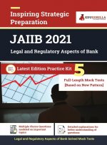 JAIIB Legal and Regulatory Aspects of Bank Exam (Paper 3) 5 Full-length Mock Tests [Complete Solution] Latest Pattern Kit 2021 Edition