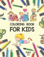 ABC Coloring Book for Kids Ages 4-8