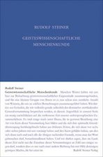 Geisteswissenschaftliche Menschenkunde