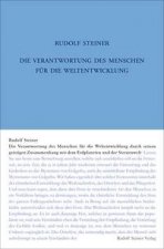 Die Verantwortung des Menschen für die Weltentwickelung durch seinen geistigen Zusammenhang mit dem Erdplaneten und der Sternenwelt