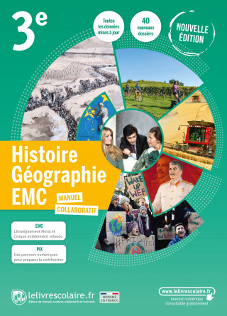 Histoire Géographie 3e, manuel élève, édition 2021