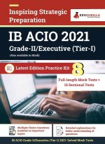 IB ACIO Grade II / Executive Exam 2021 | Preparation Kit for Intelligence Bureau ACIO | 8 Full-length Mock Tests + 15 Sectional Tests | By EduGorilla