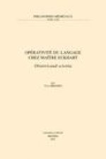 OPERATIVITE DU LANGAGE CHEZ MAITRE ECKHART OBSTETRICANDI SCIENTIA