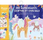 200 AUTOCOLLANTS LICORNES ET CHEVAUX (ÉDITION 2021)