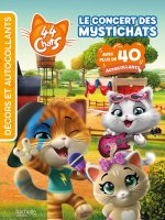 44 Chats-Mon livre d'autocollants
