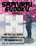 Samurai Sudoku Puzzles Large Print for Adults and Kids: 500 Very Easy Sudoku Puzzles Combined to make 100 Samurai Puzzles