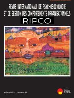 REVUE INTERNATIONALE DE PSYCHOSOCIOLOGIE N°65 VOL XXVI