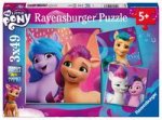 Ravensburger Kinderpuzzle - My little Pony Movie - 3x49 Teile. Puzzle für Kinder ab 5 Jahren