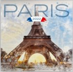 Poznámkový kalendář Paříž 2022