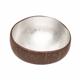 CUENCO DE COCO DECO SILVER DCB103