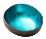 CUENCO DE COCO DECO SHINY PETROL DCB104