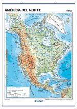 América del Norte, físico / político