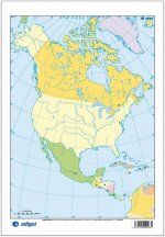 mapa américa del norte político