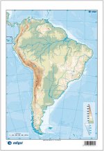 mapa américa del sur físico