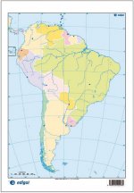 mapa América del sur político