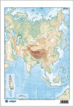 mapa asia físico