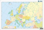Europa, pol¡tico. Mapa mudo de ejercicios