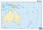 Mapa de Oceanía político