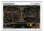 LAMINA COSMOGRAFIA HEMISFERIO BOREAL AUSTRAL (50X35)