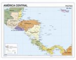 MAPA POSTER AMERICA CENTRAL POL.ENCAPSULADO 50X70
