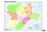 MAPA MUDO CASTILLA LEON POLITICO COLOR 22.5X32.5 (50 UDS)