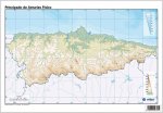 MAPA MUDO P.ASTURIAS FISICO COLOR 22.5X32.5 (50 UDS)
