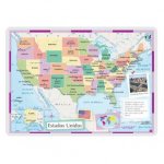 LAMINA A3 PRIMARIA ESTADOS UNIDOS (42X29) CARTOGRAFIA