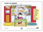 LAMINA A3 INFANTIL HACER LOS DEBERES (42X29)
